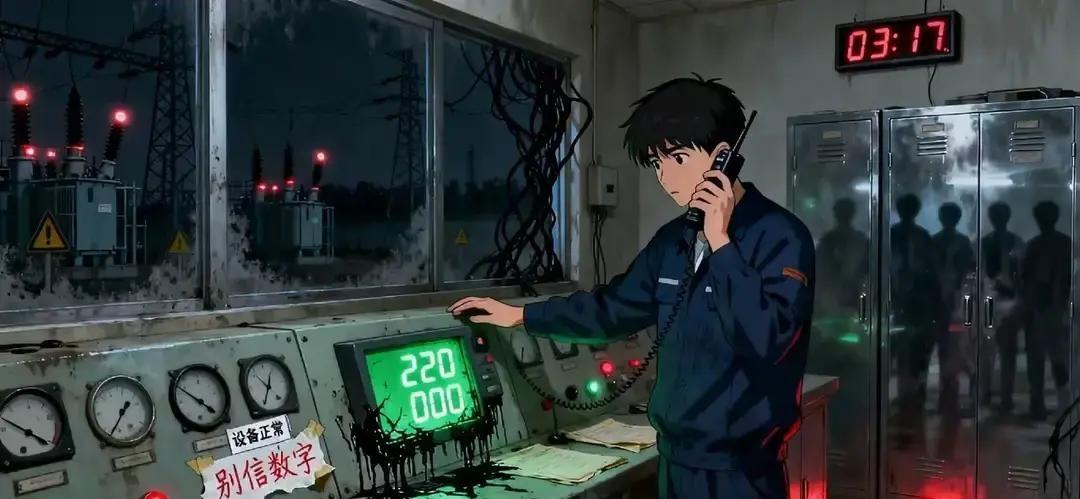 刷到个帖子说变电站值班是“打工人梦中情岗”，24小时轮班，闲下来能刷手机、打盹，