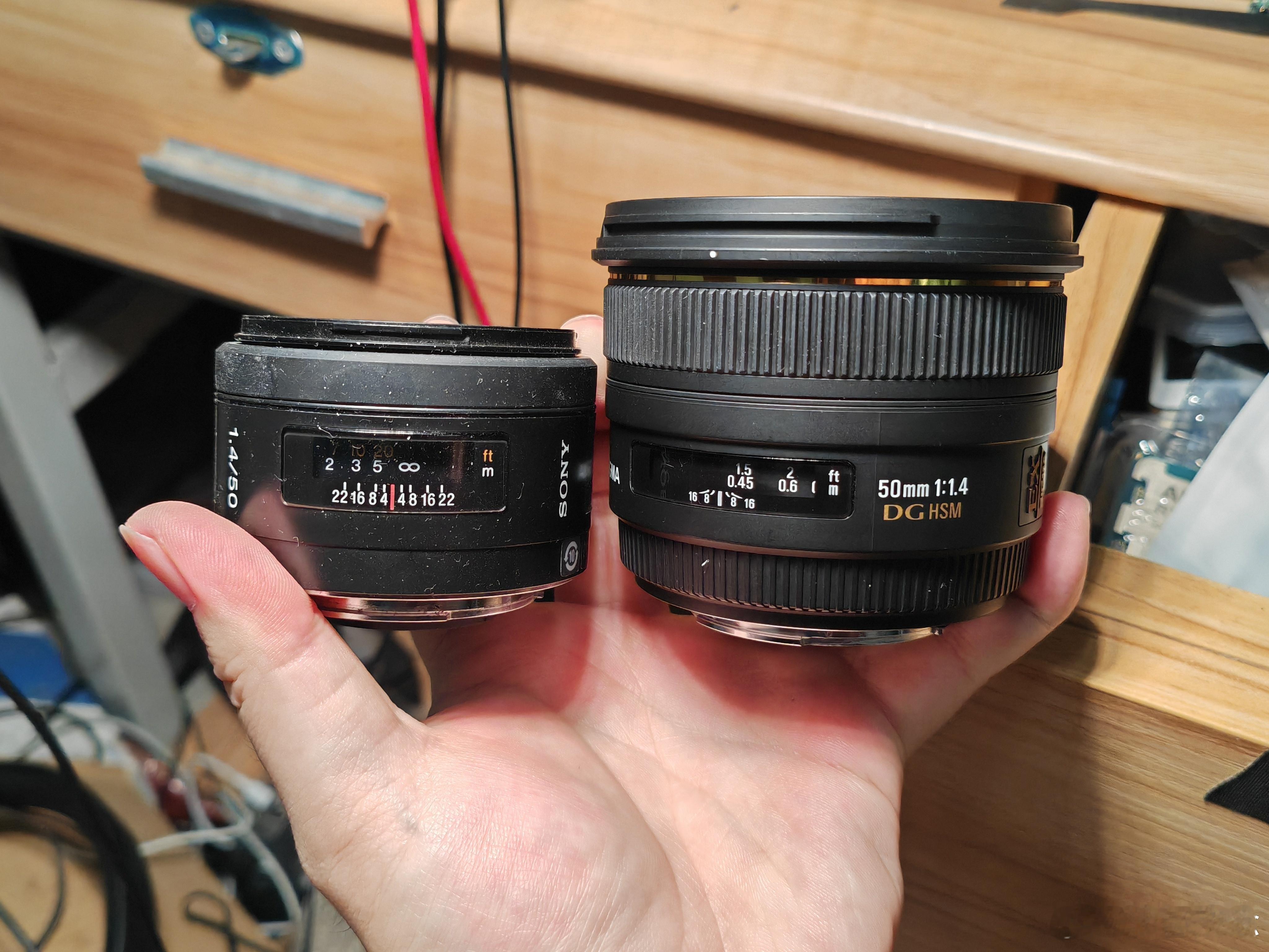 入手老家伙适马EX501.4A口版本，居然600蹲到了一个成色特新的，在选
