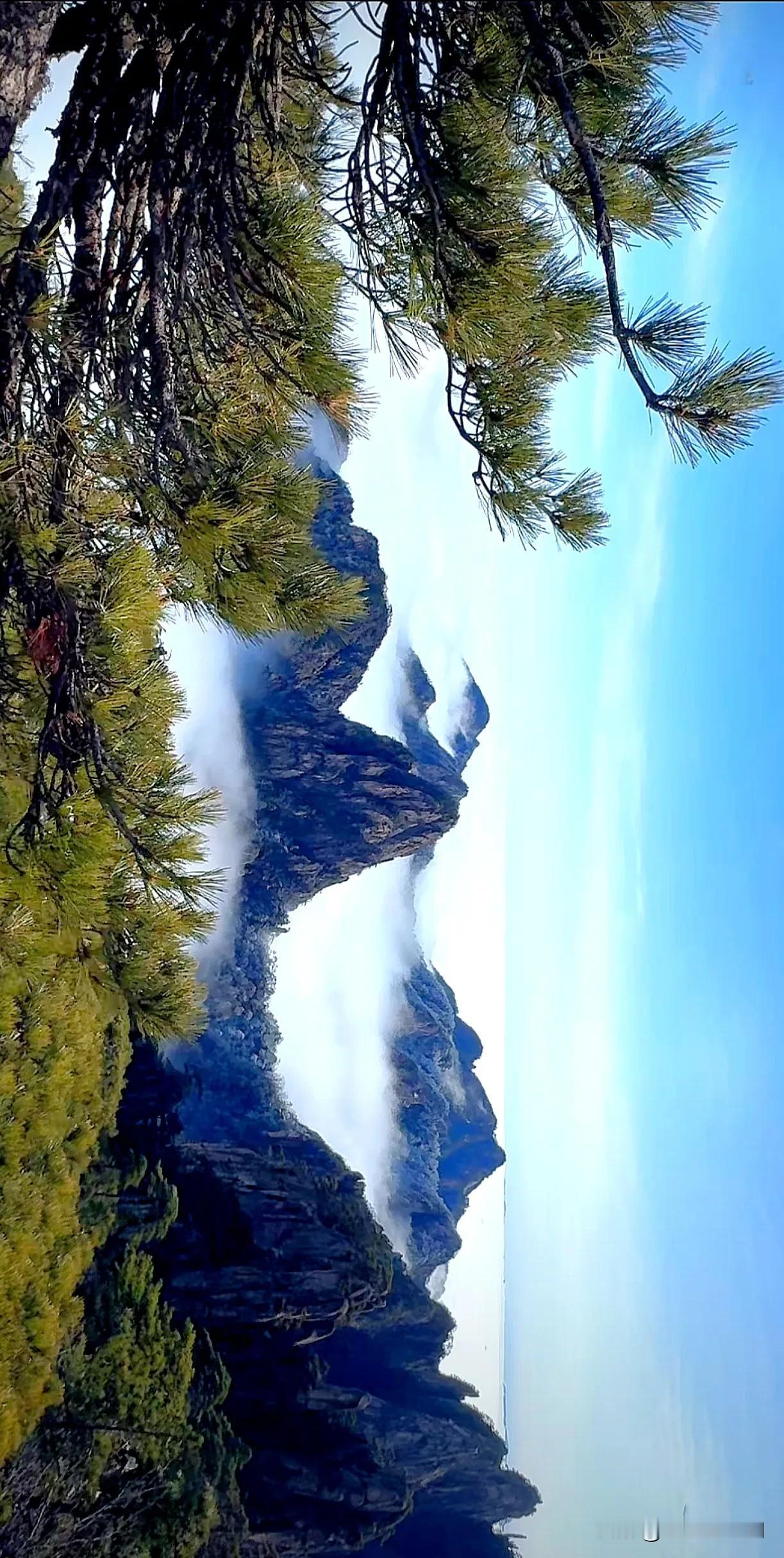 能分享下你旅游的美景照片吗黄山烟云