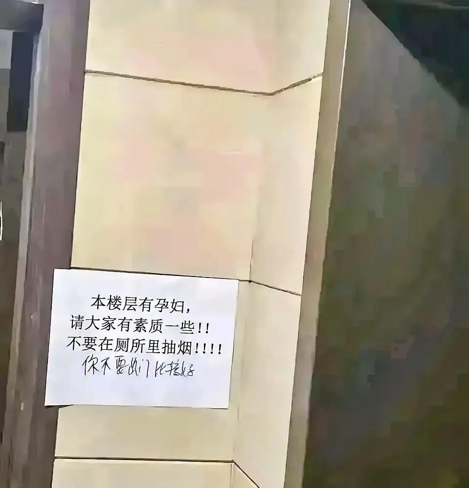 不懂就问，孕妇跑去男厕做什么？