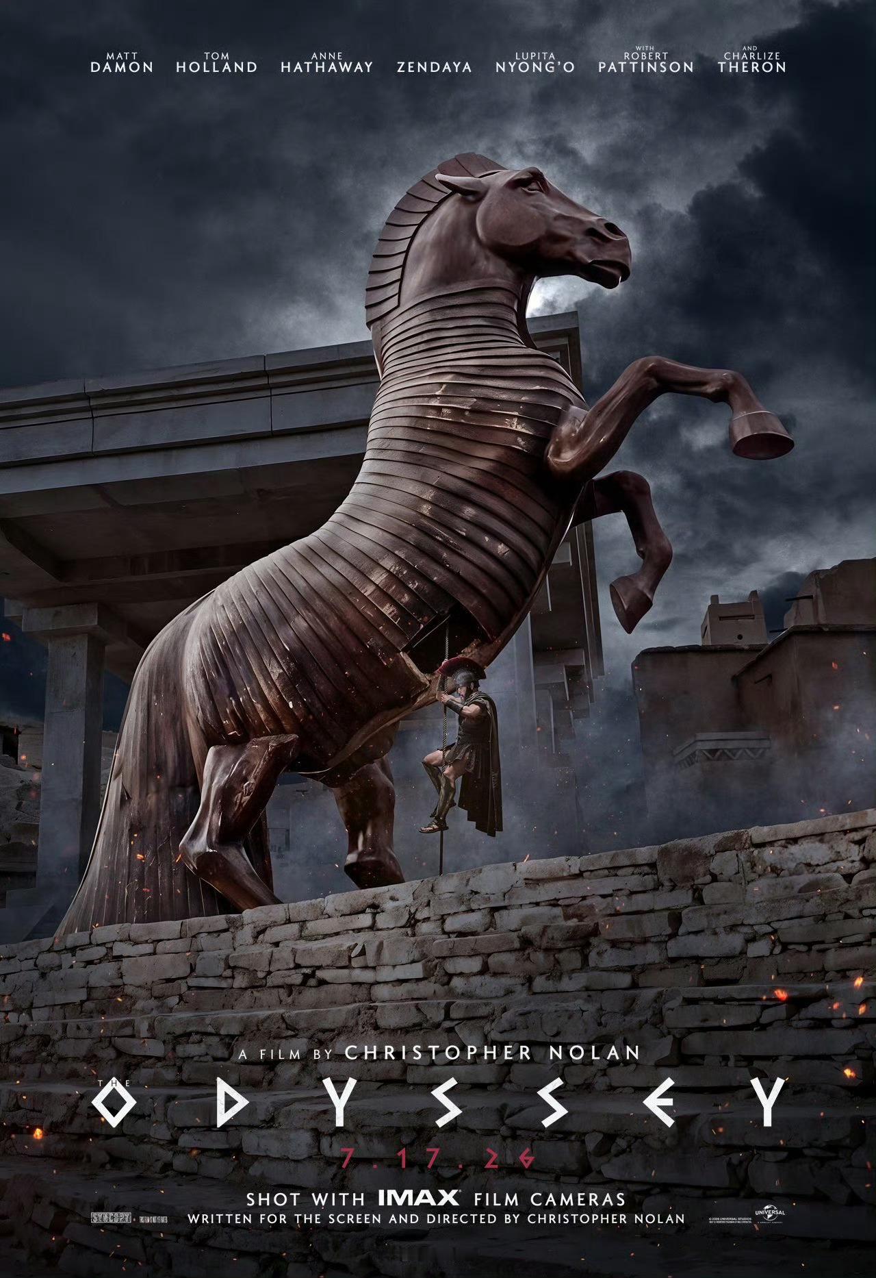 克里斯托弗·诺兰动作史诗级电影《奥德赛》的5分钟序章将于今天首次曝光。马特·达蒙