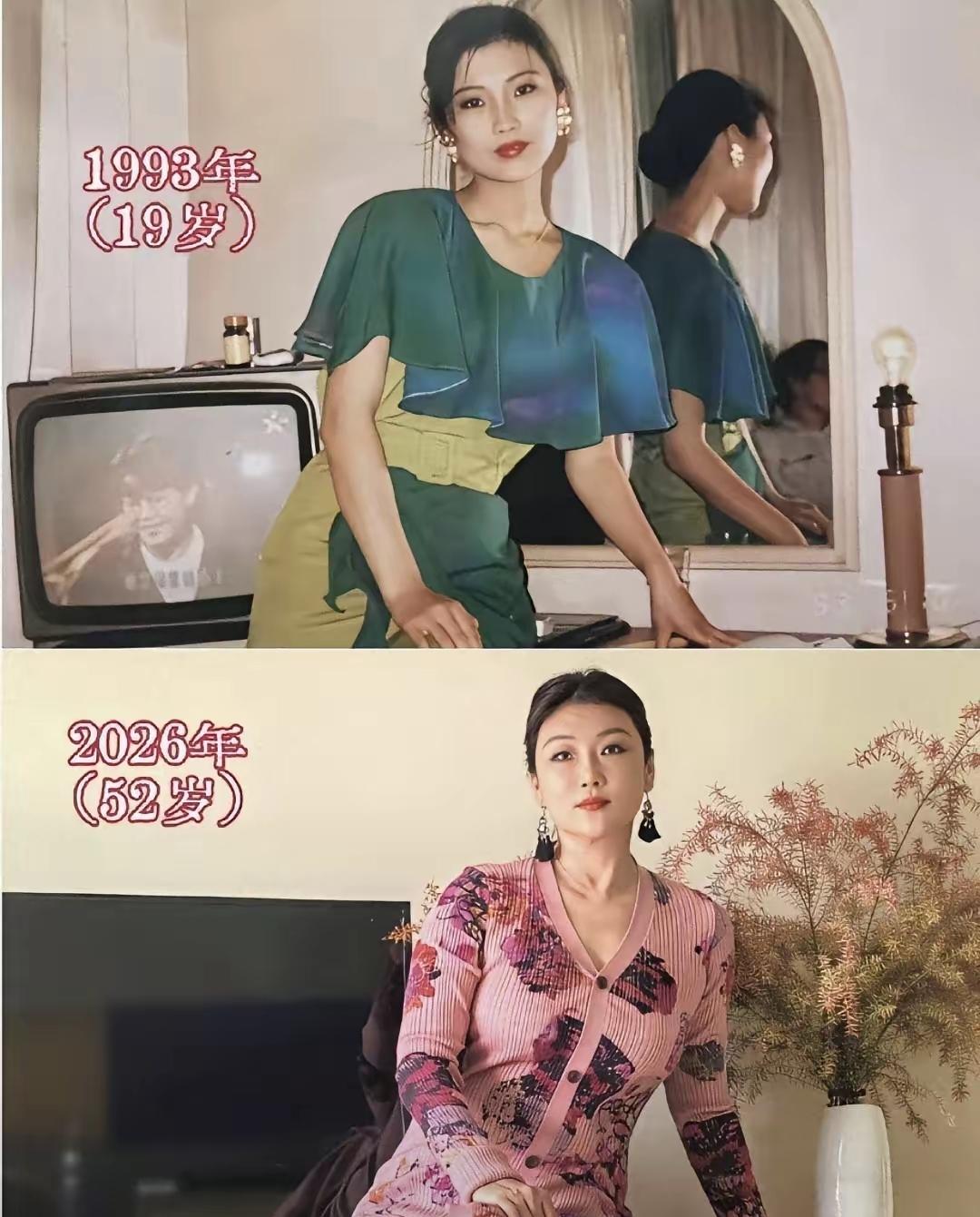 从19岁美到52岁，爱打扮真能冻龄？刷到个挺让人惊讶的事儿，有个人从19岁