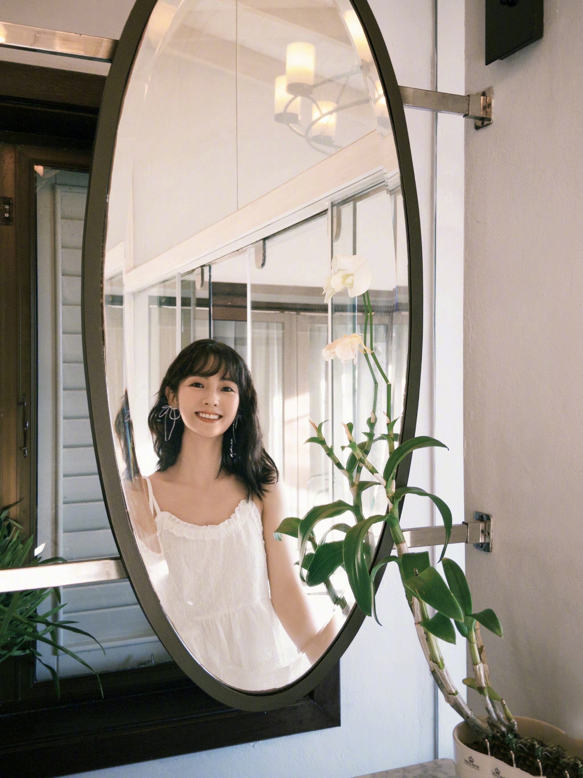 邢菲吊带裙私服穿搭碎片，甜甜地留住夏日一刻​​​