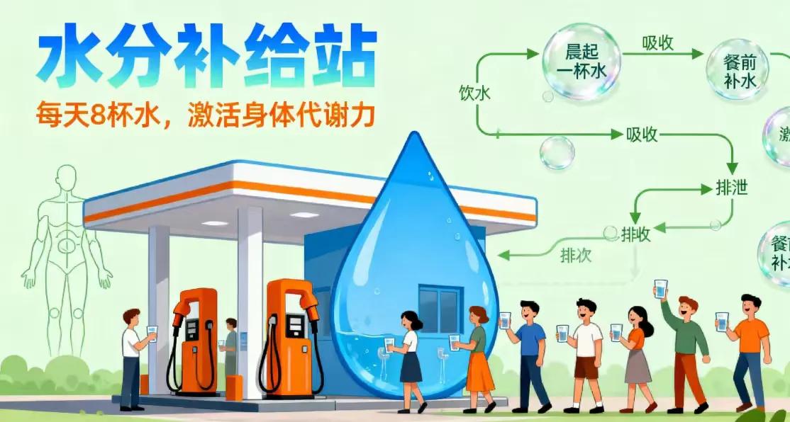水分补给站：给身体一场真正的“灌溉”，而非“施舍”你今天的饮水量达标了吗？