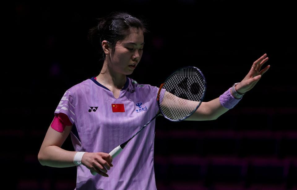 明天，法国羽毛球公开赛女单半决赛对阵!王祉怡vs韩悦、陈雨菲vs安洗莹