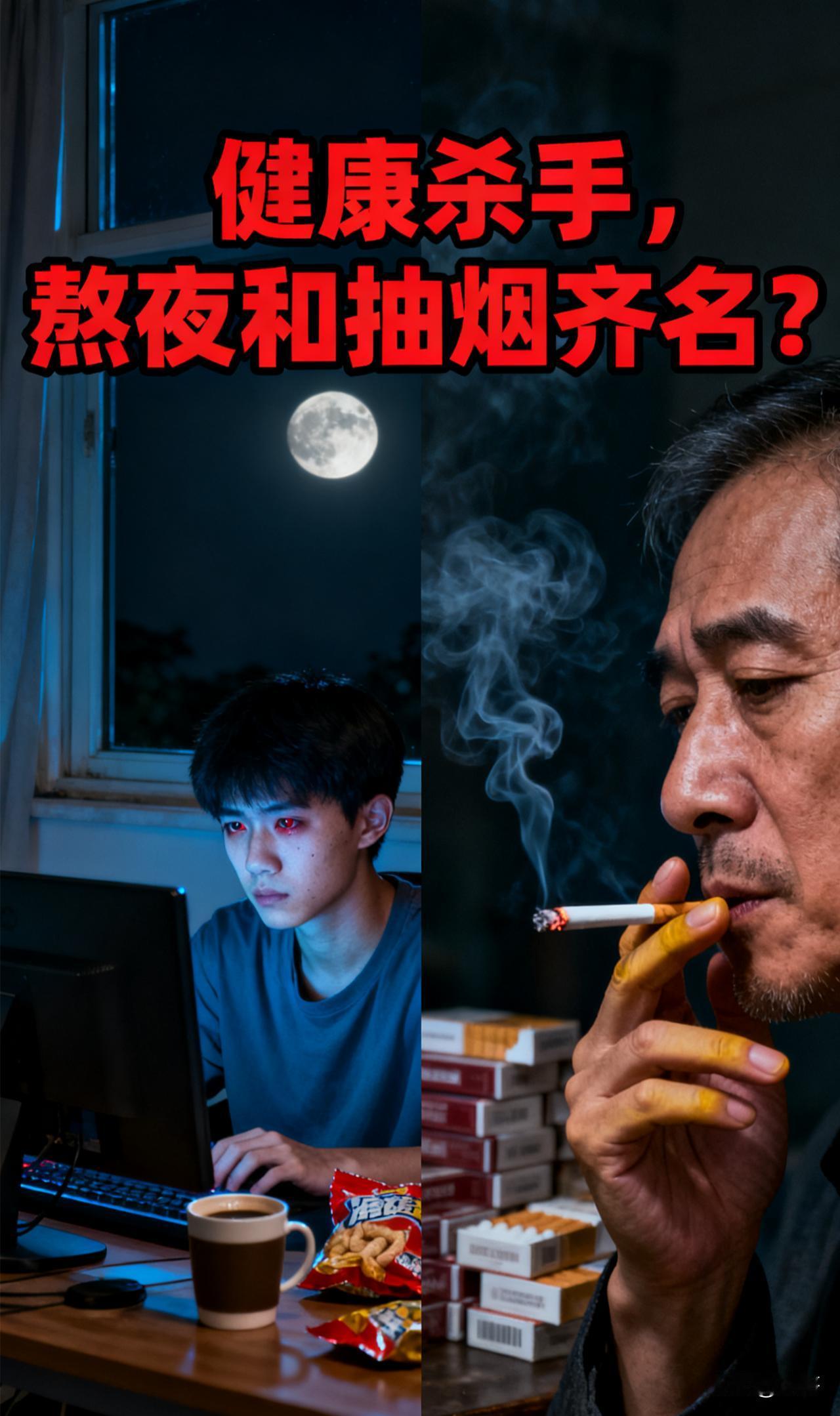 熬夜和抽烟齐名？世卫组织早把它列为“健康杀手”，现在醒悟还不晚！一个扎心的