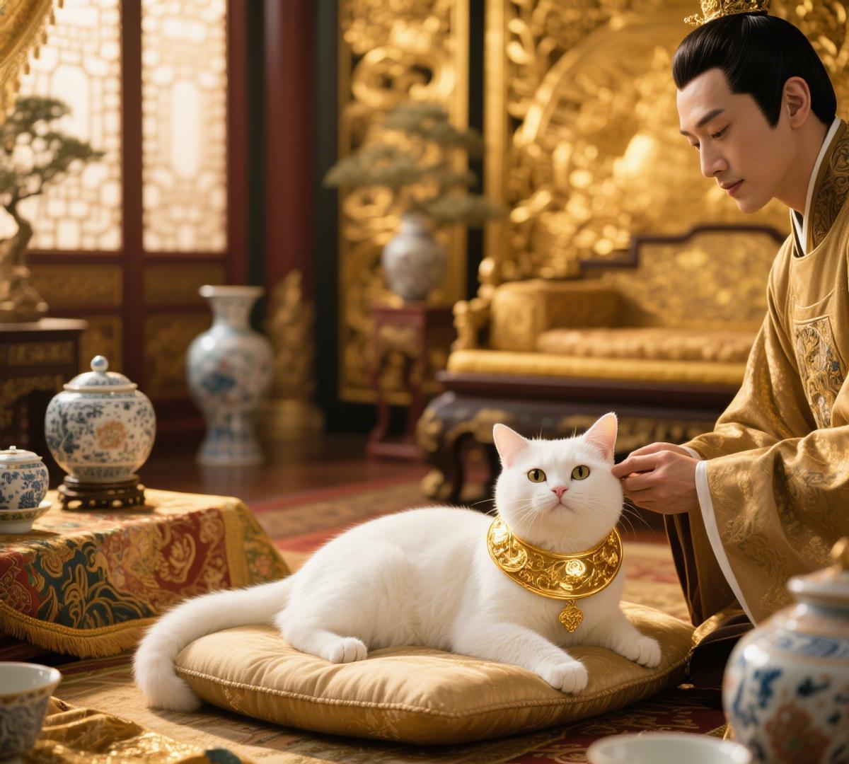 南朝贵族有多疯？给猫戴金项圈同吃同住，百姓叹：人不如猫建康城的清晨，总是被两种