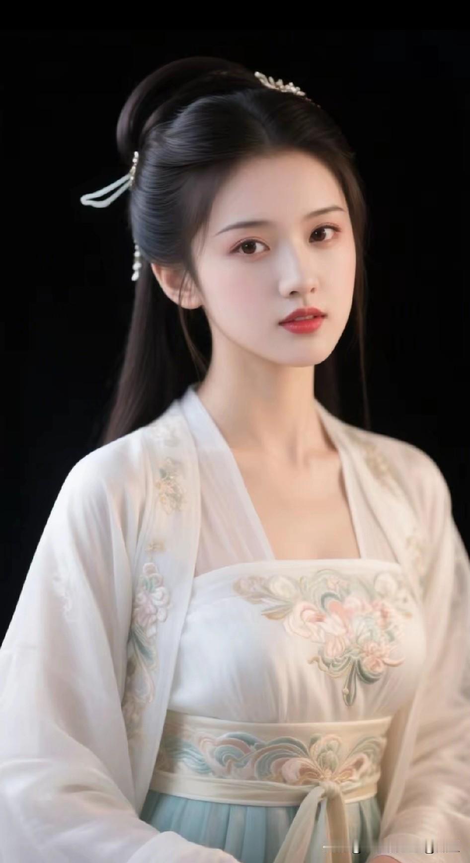 你喜欢哪一版本的周芷若?这姑娘打扮得真像古代美人。你觉得像周芷若还是像小龙女