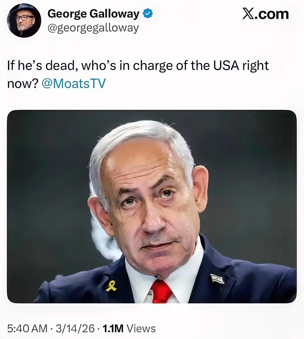 英国前工党议员、欧洲议会议员加洛韦发出的这一灵魂拷问，对美国政客而言，似乎伤害性