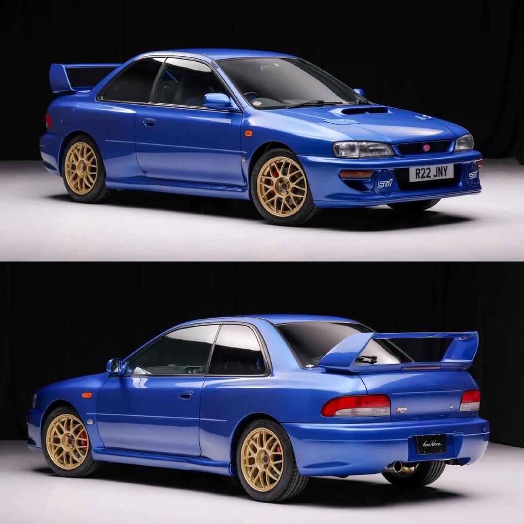 1998年问世的SubaruImpreza22BSTi，是为庆祝斯巴鲁