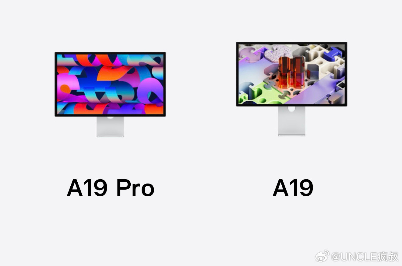 有开发者挖出了苹果在几天前刚推出的两款全新显示器的处理器参数，其中XDRDis