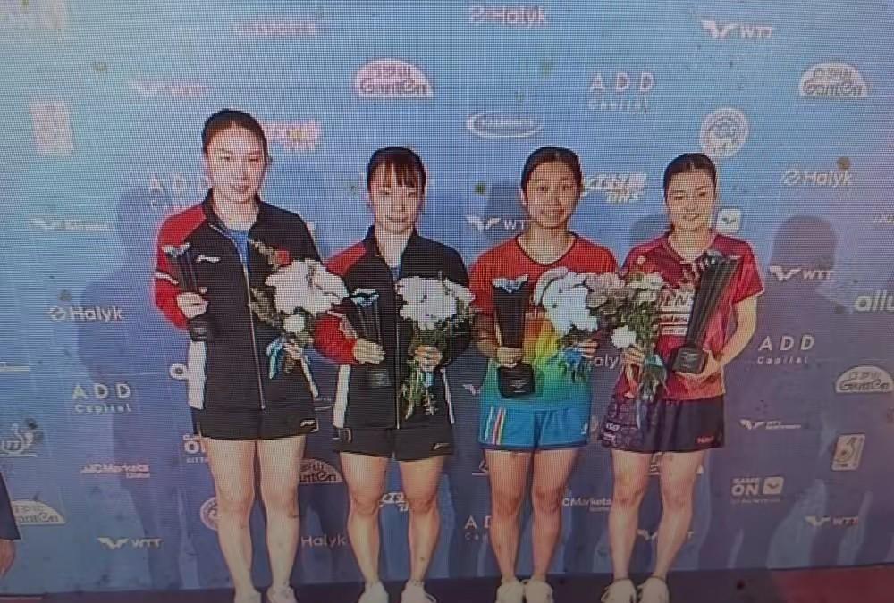 阿拉木图挑战赛，桥本帆乃香获得女单冠军、女双冠军！用侯英超的一句话，钱天一、石