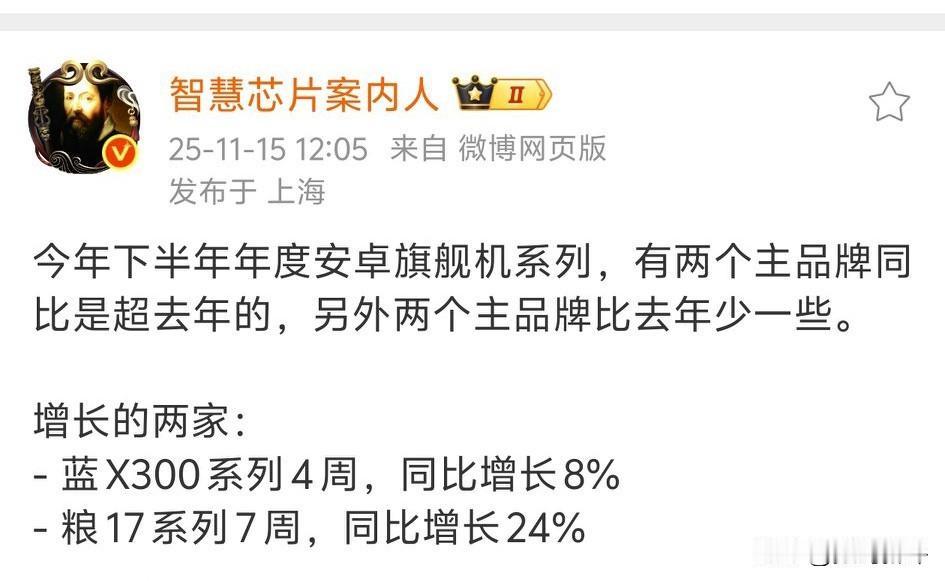 只有两款安卓旗舰销量对比去年有上涨[捂脸哭]不过之前是在说卖爆了爆了的[思考]说明