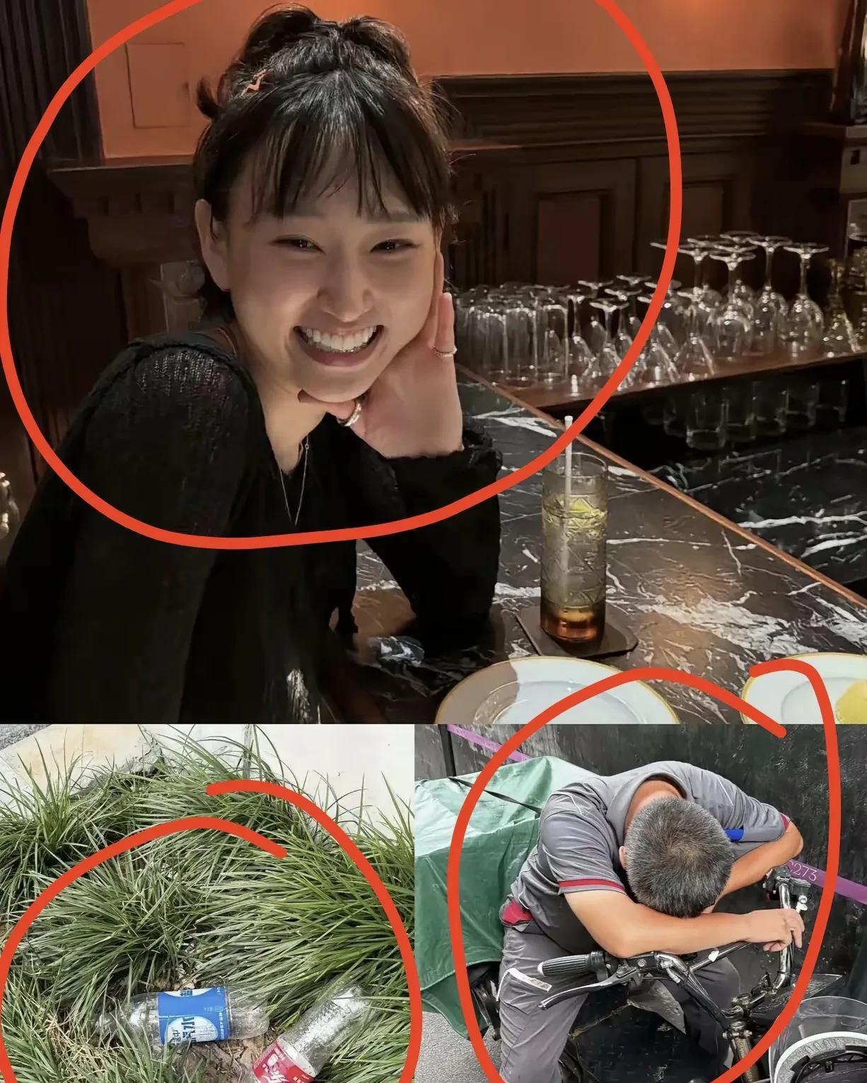 人就不能吃的太饱！近日，韩国女艺人把在上海拍的旅游照发到韩网上，没想到几张照片