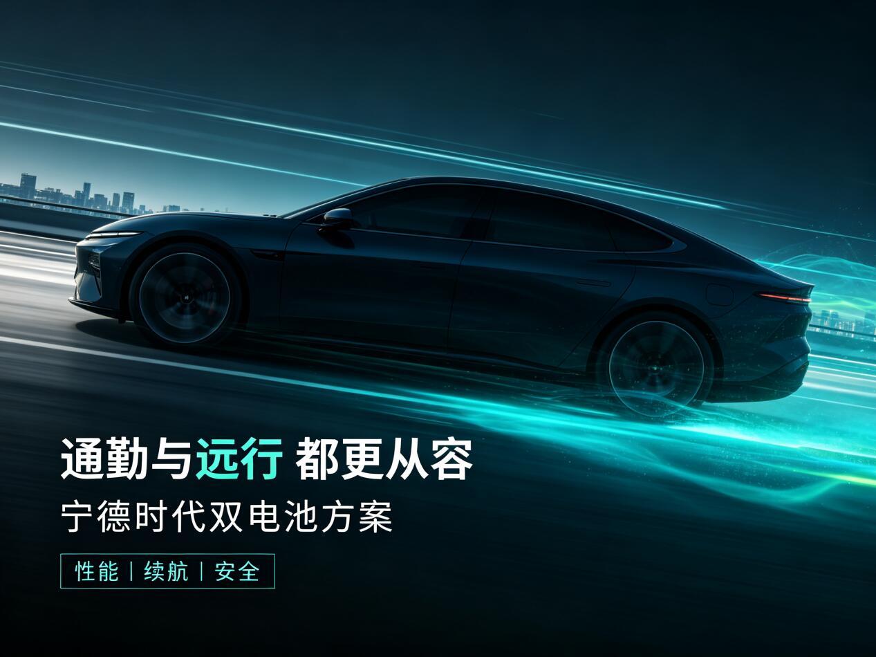 新一代SU7这个双电池方案，看着是真从容🔋标准版上宁德时代神行电池，主打日常代
