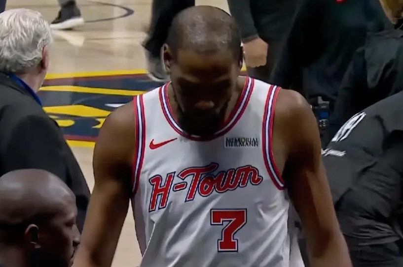 美媒：不明白为什么杜兰特在末节和加时赛只获得4次出手。经过加时赛，火箭还是输