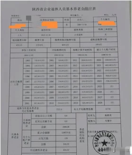 每月领取4146.87元，真的就能高枕无忧了吗？拿到陕西省企业退休人员基本养老