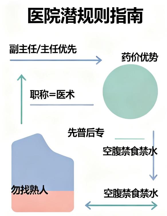 医院里这5条潜规则，副主任做手术为啥比主任靠谱？住了三个月院，我总算把医院的底