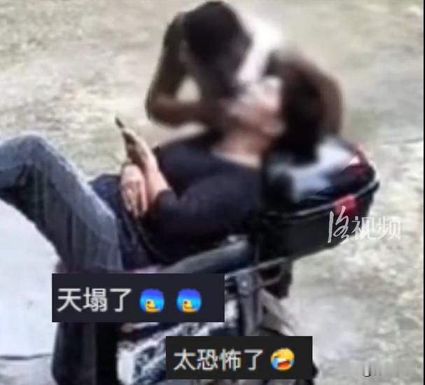 江苏，一风流大爷看到陌生女子躺在车上休息，为了寻求刺激，一时间没忍住偷亲了女人，