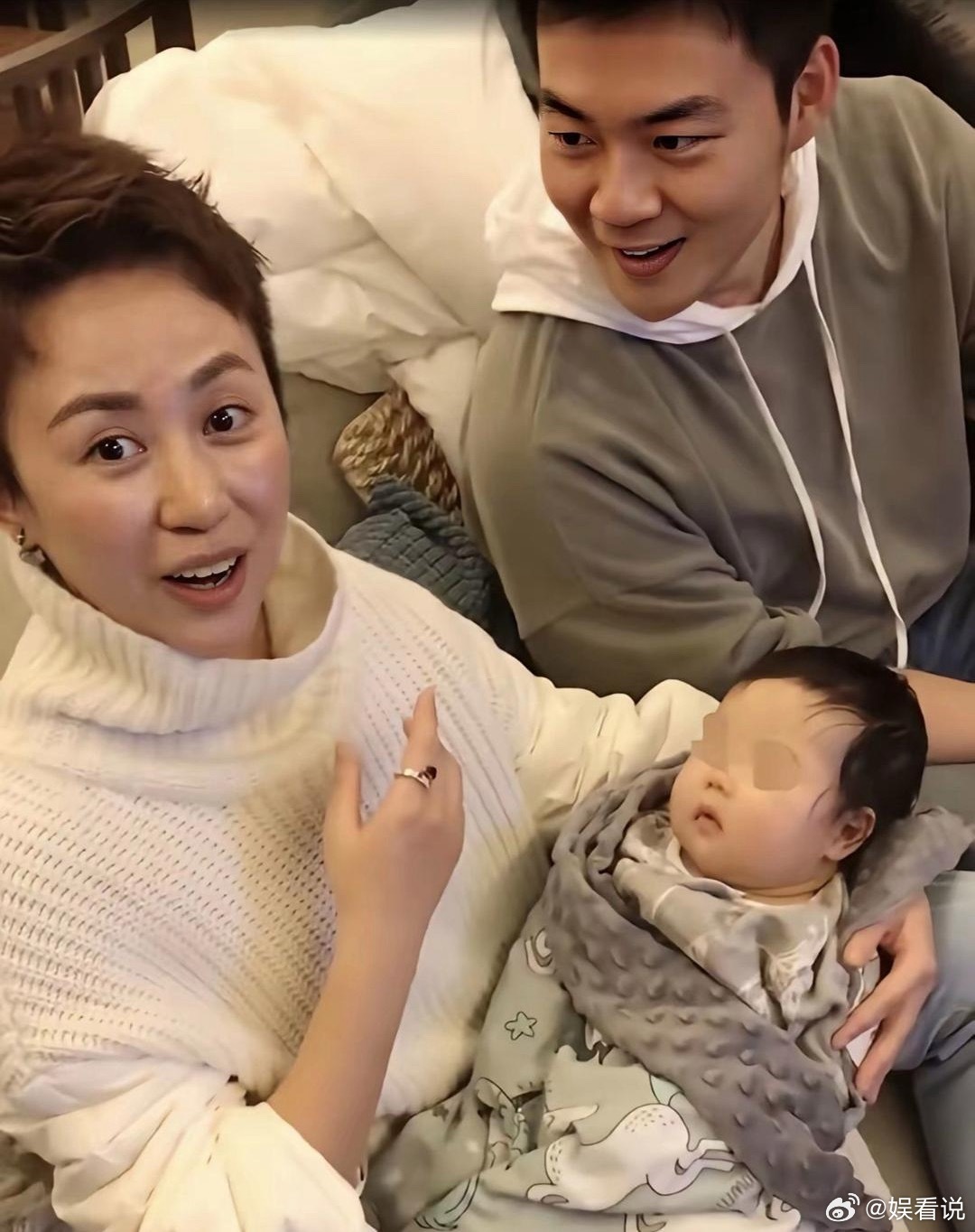 马丽的老公感觉长得还挺帅的！