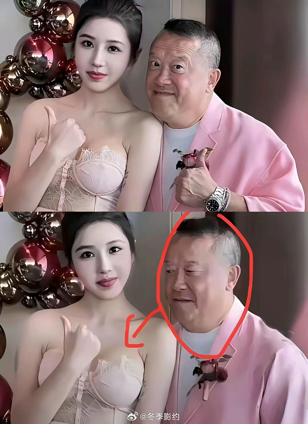 同样是合影，上面是职业假笑，下面才是真实反应？