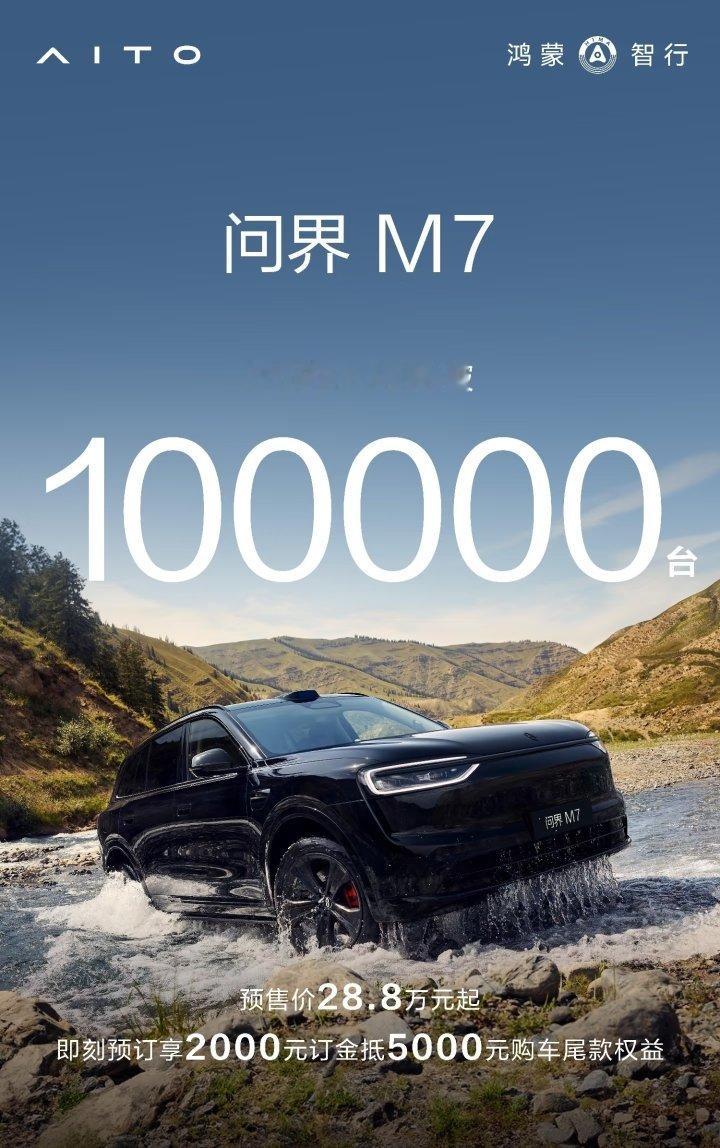 问界M7今天上午开启预售，28.8万起，都说太贵了，太贵了，怎么还涨价了？结果4