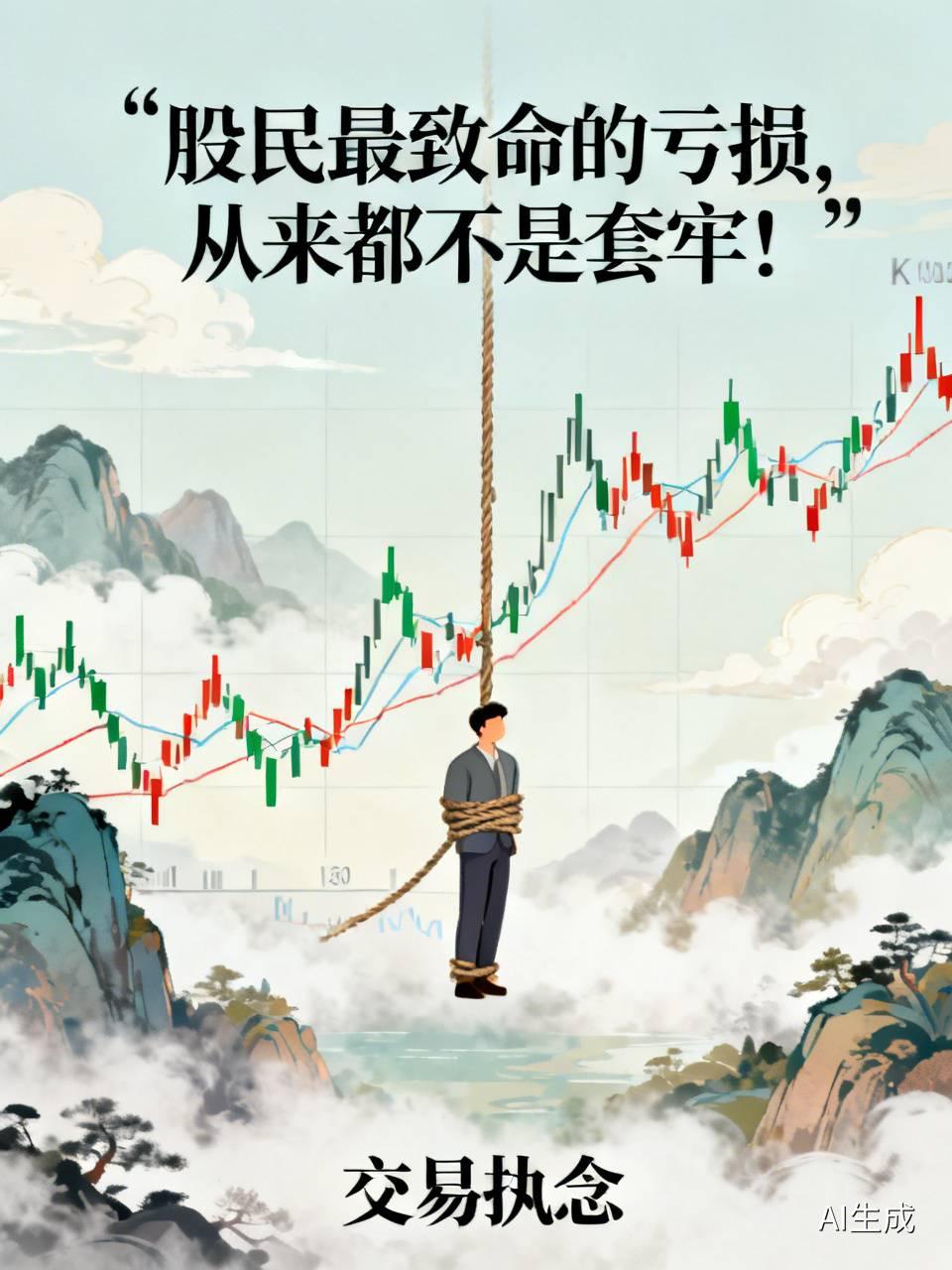 股民最致命的亏损，从来都不是套牢！炒股多年我终于看透，散户沦为韭菜，根本不