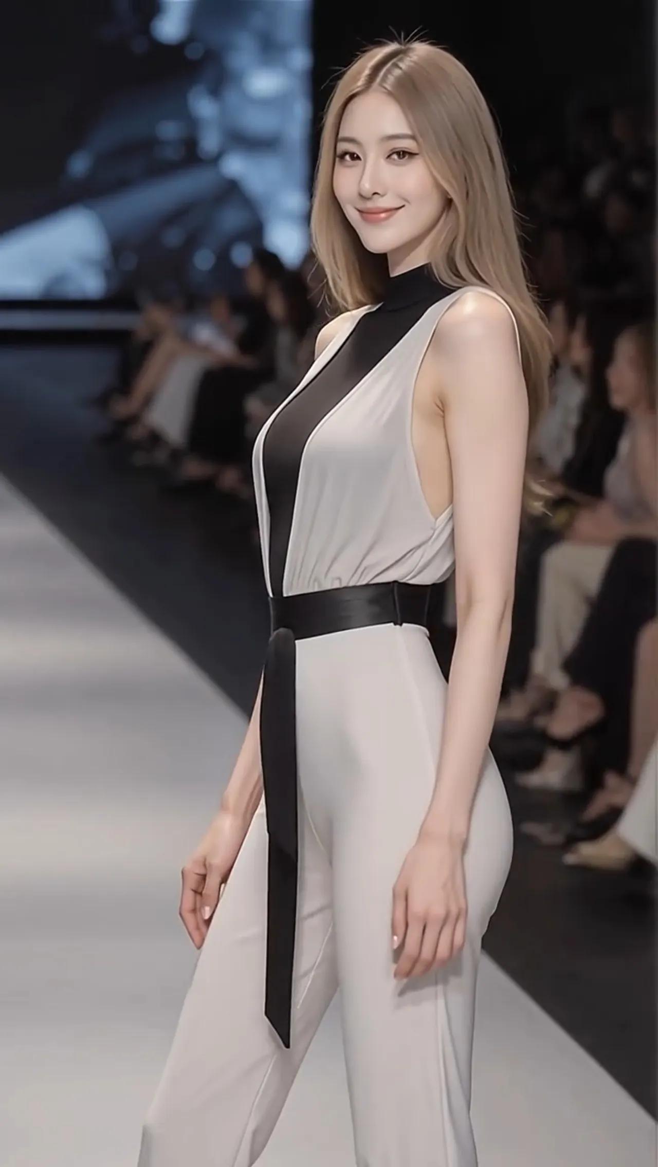 大学生模特大赛的参赛学姐和学妹