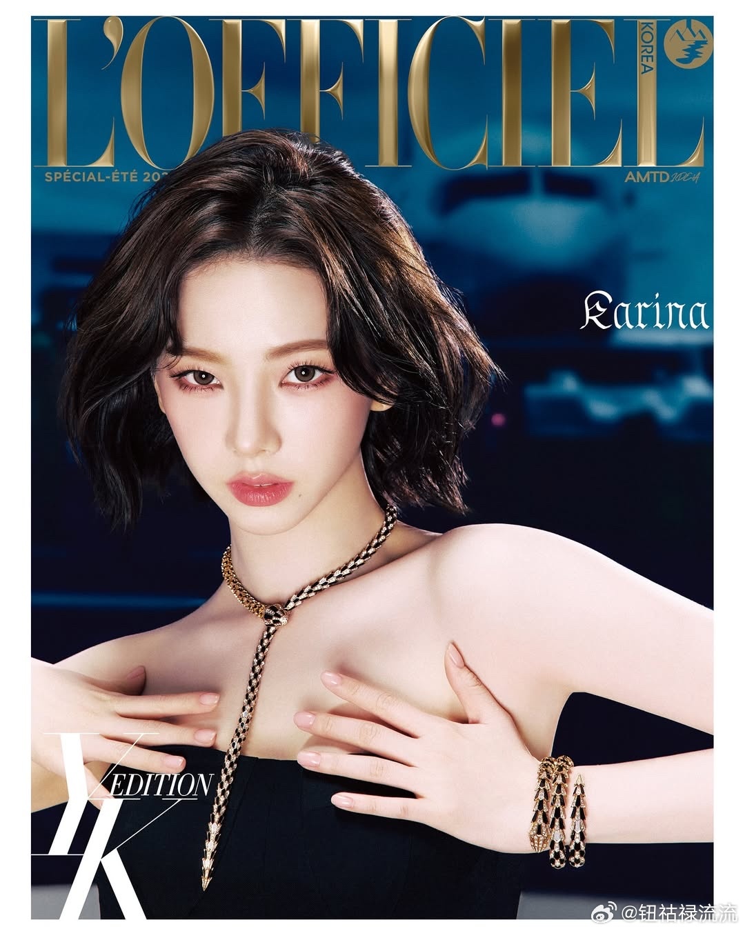 aespa韩版LOFFICIEL夏季特别刊封面aespa登上L’OFFICIEL