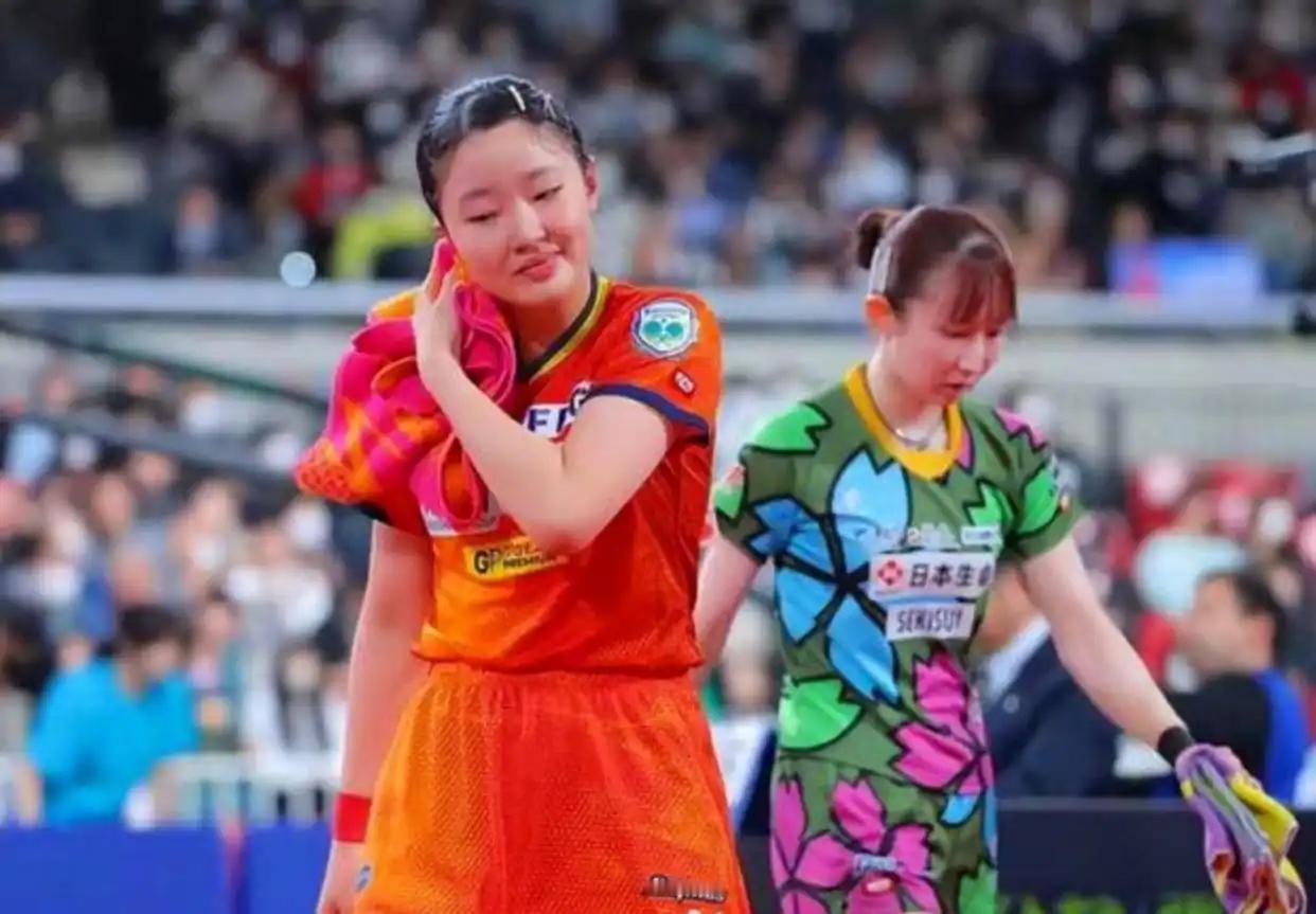 3-2，绝杀日本张本美和，🇨🇳陈熠/范姝涵淘汰日本组合张本美和/早田希娜🇯