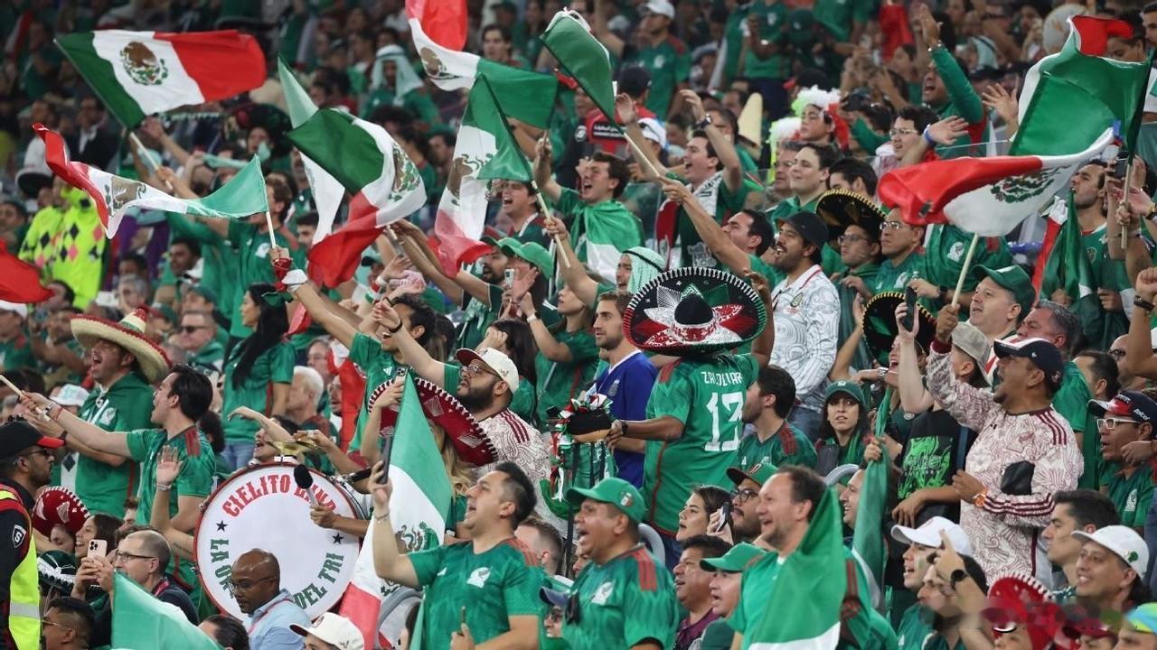 本届世界杯现场球迷最多的国家：•🇦🇷阿根廷：20万-25万球迷•