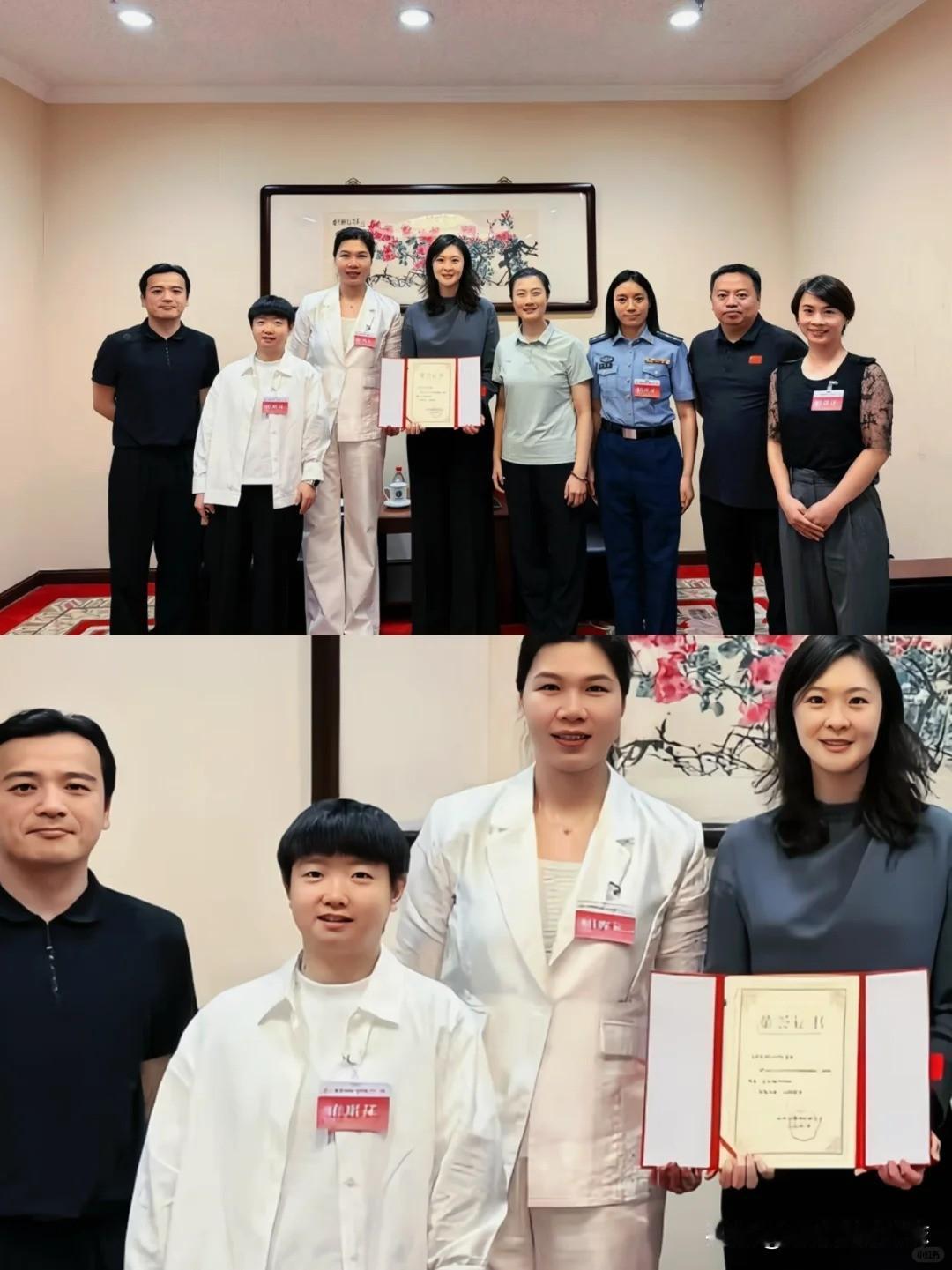 莎莎的“休整”也没闲着，闷声干大事的节奏。[赞]其他主力还在乒超联赛中斗智斗