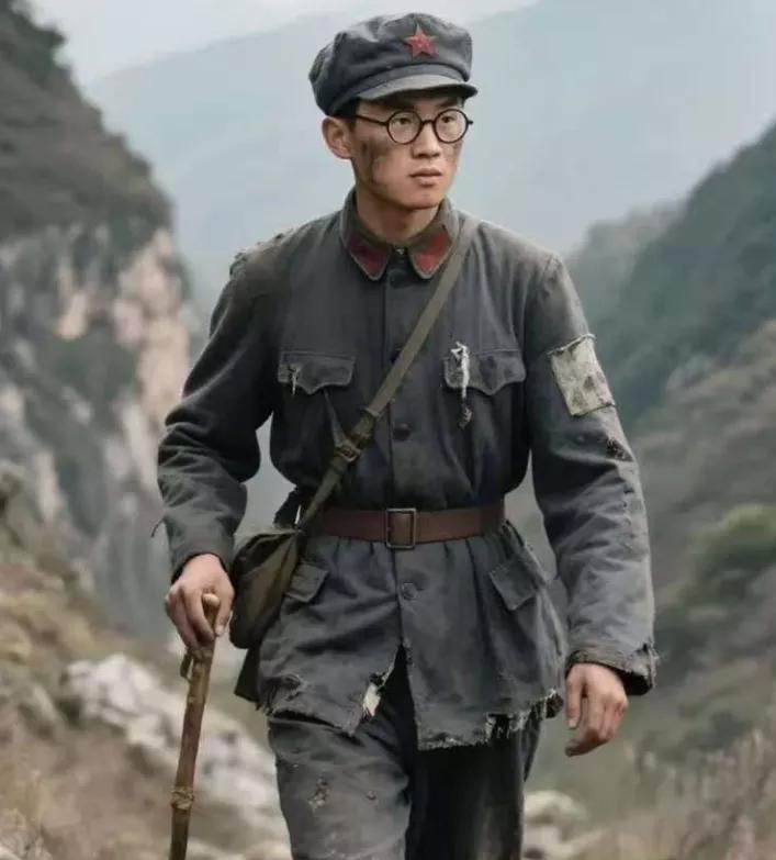 1937年，西路军侦查部长欧阳毅回延安途中靠写字混口饭吃。这天，一敌兵猛地夺下他