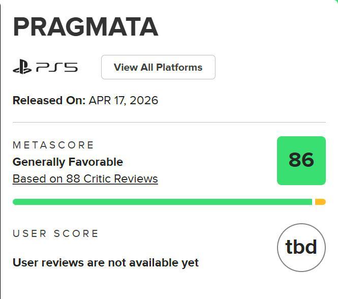 《识质存在》M站媒体评分解禁，本作目前PC版均分87，收录30家媒体测评；NS2