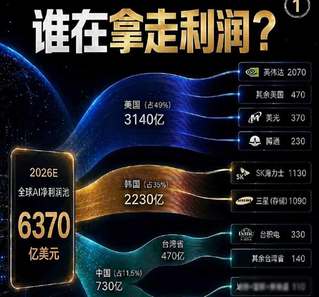 韩国AI一夜崩盘，万亿利润被美国“合法抢劫”？最近看新闻发现个怪事，美国政府最