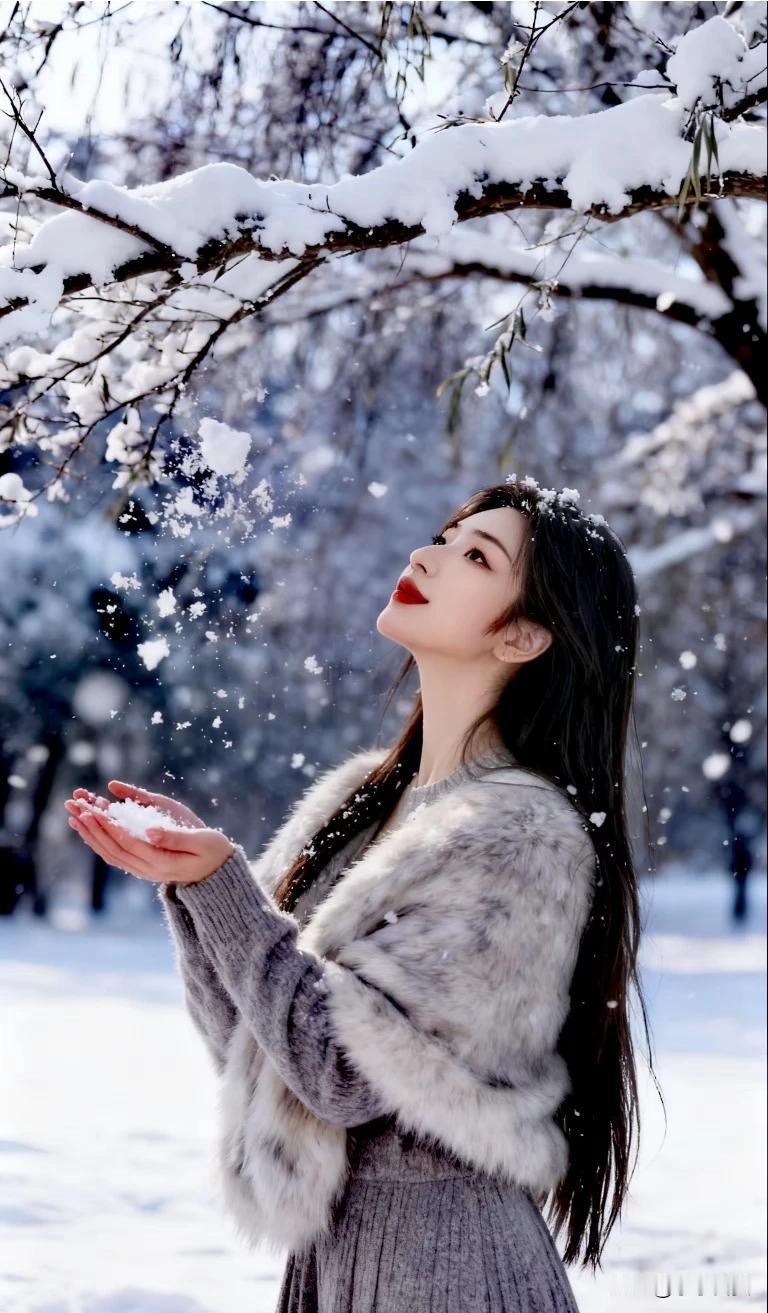 上联：风雪归期赴君约下联：琼花有情不相忘