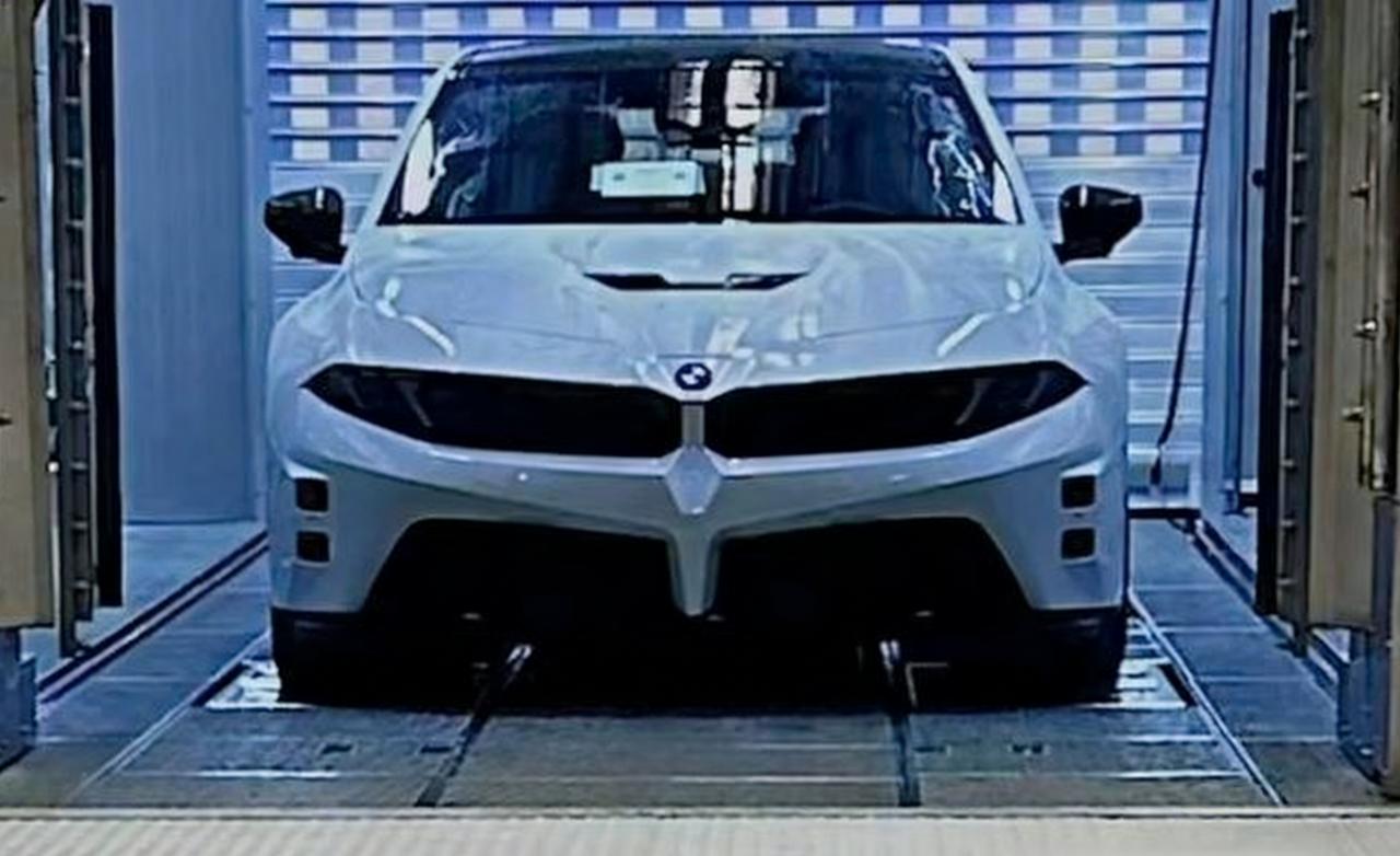 宝马i3性能版图片曝光有可能叫iM3或叫i3M外观，前脸封闭式双肾格栅＋