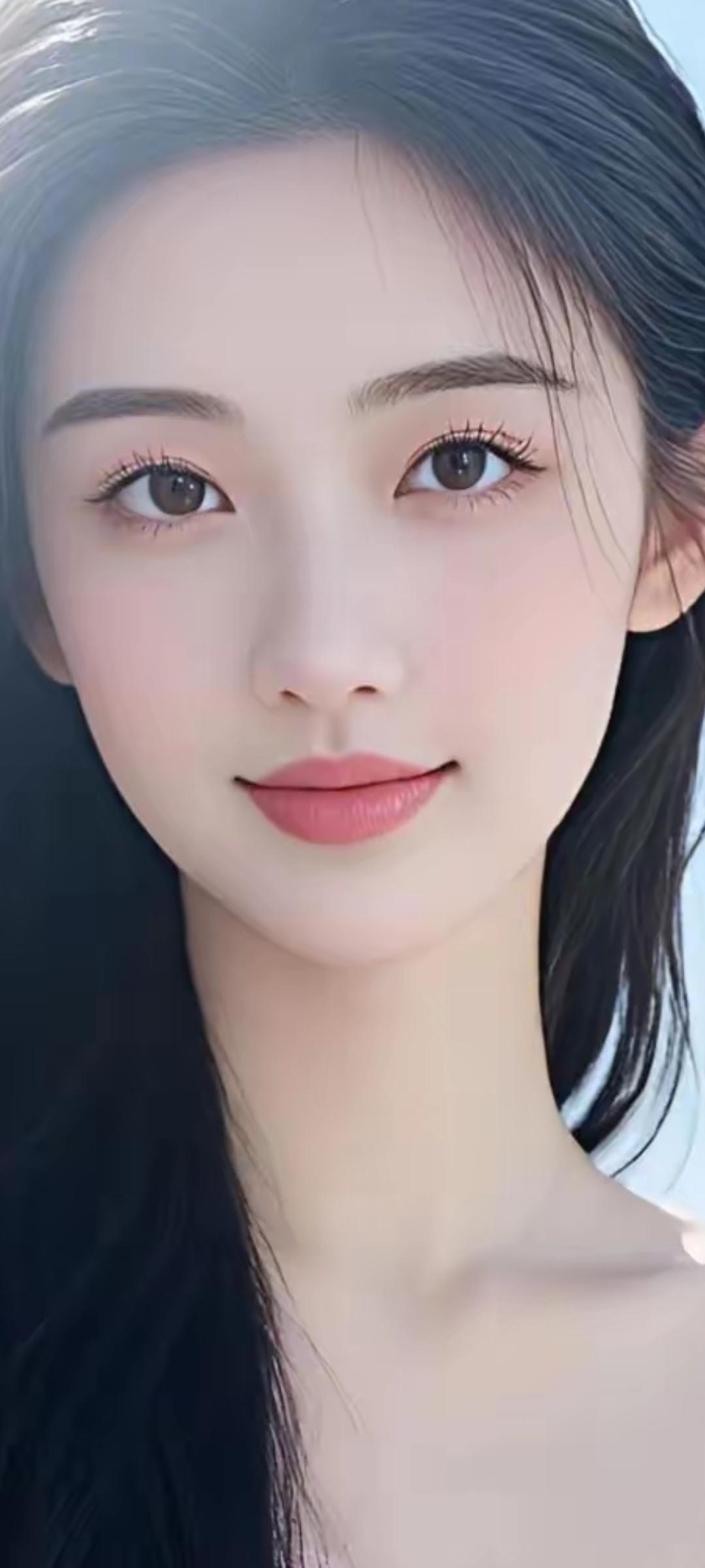温柔甜美的少女，散发着自然的光彩！🌟✨