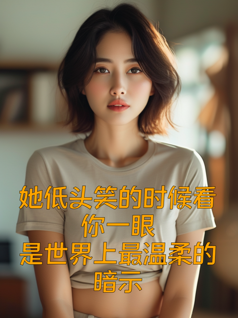 她低头笑的时候看你一眼，是世界上最温柔的暗示