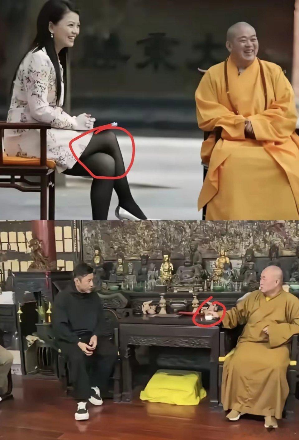 没人发现李湘真的很厉害吗？明明都是明星，于荣光和李湘都去拜访了释永信，可是两人的