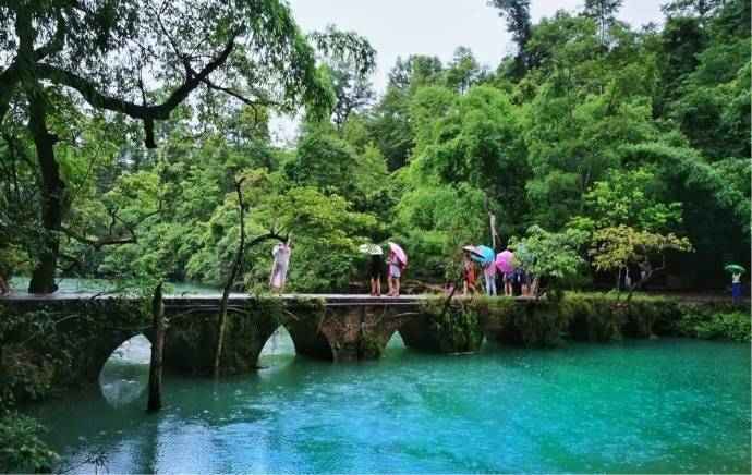 贵州|荔波小七孔，仿佛人在画中游！