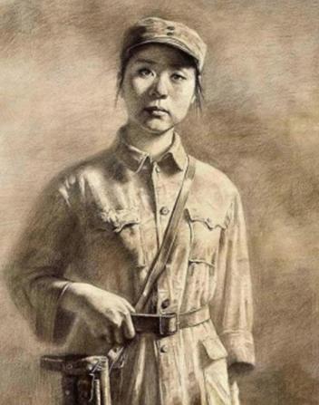 1940年，女战士江涛被军阀押到了山坡上执行枪决，在行刑前，敌军首领竟捏着她的脸
