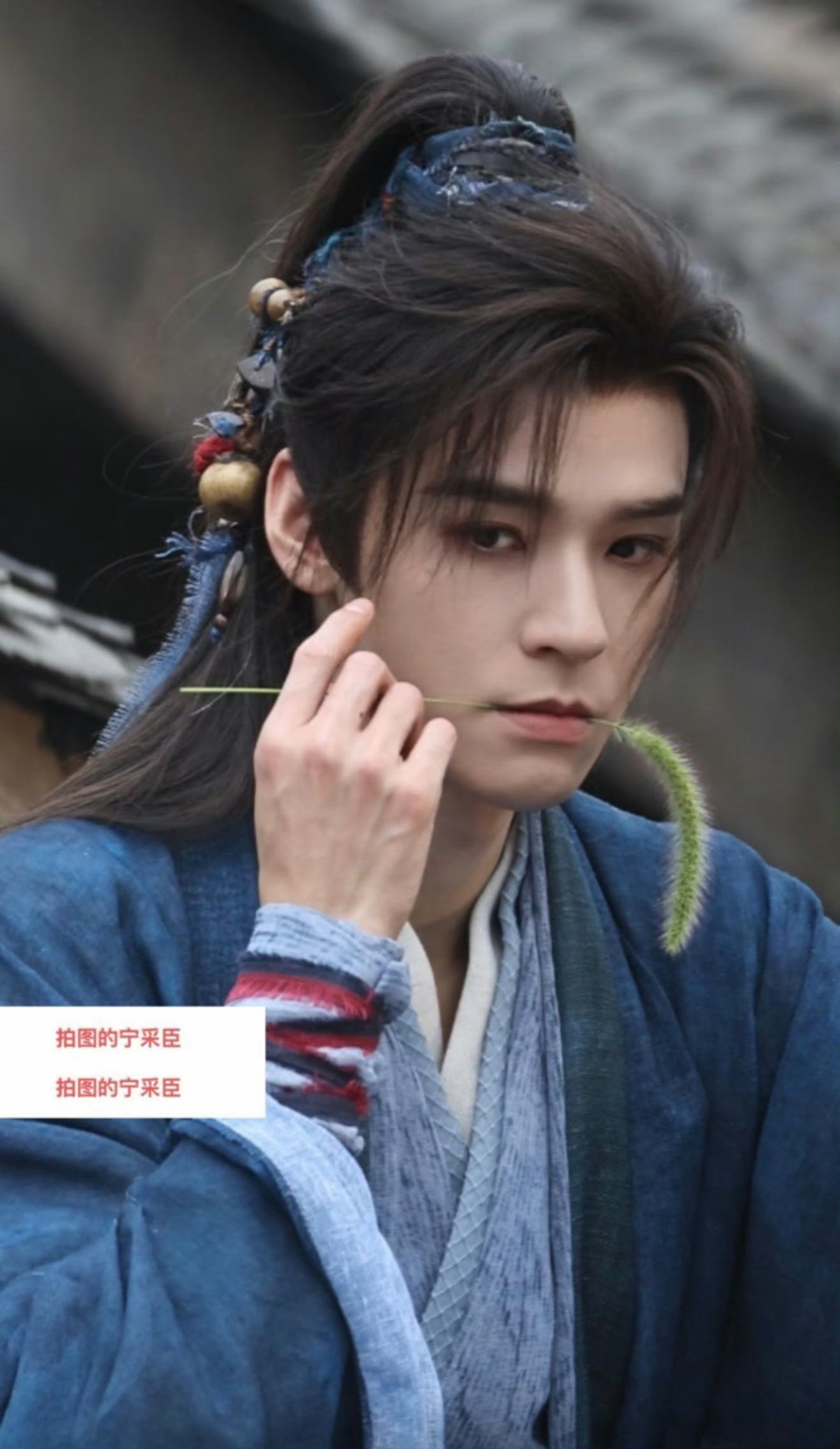 这个眼神也太深邃了啊啊啊啊啊龚俊叼狗尾巴草
