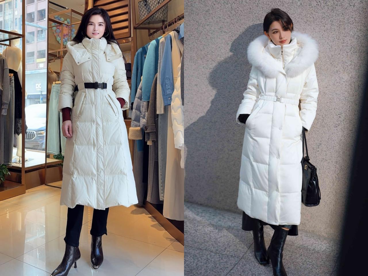 冬季穿白色羽绒服，搭对裤子更时髦，这些搭配公式，照着穿都好看。今年比较流行穿