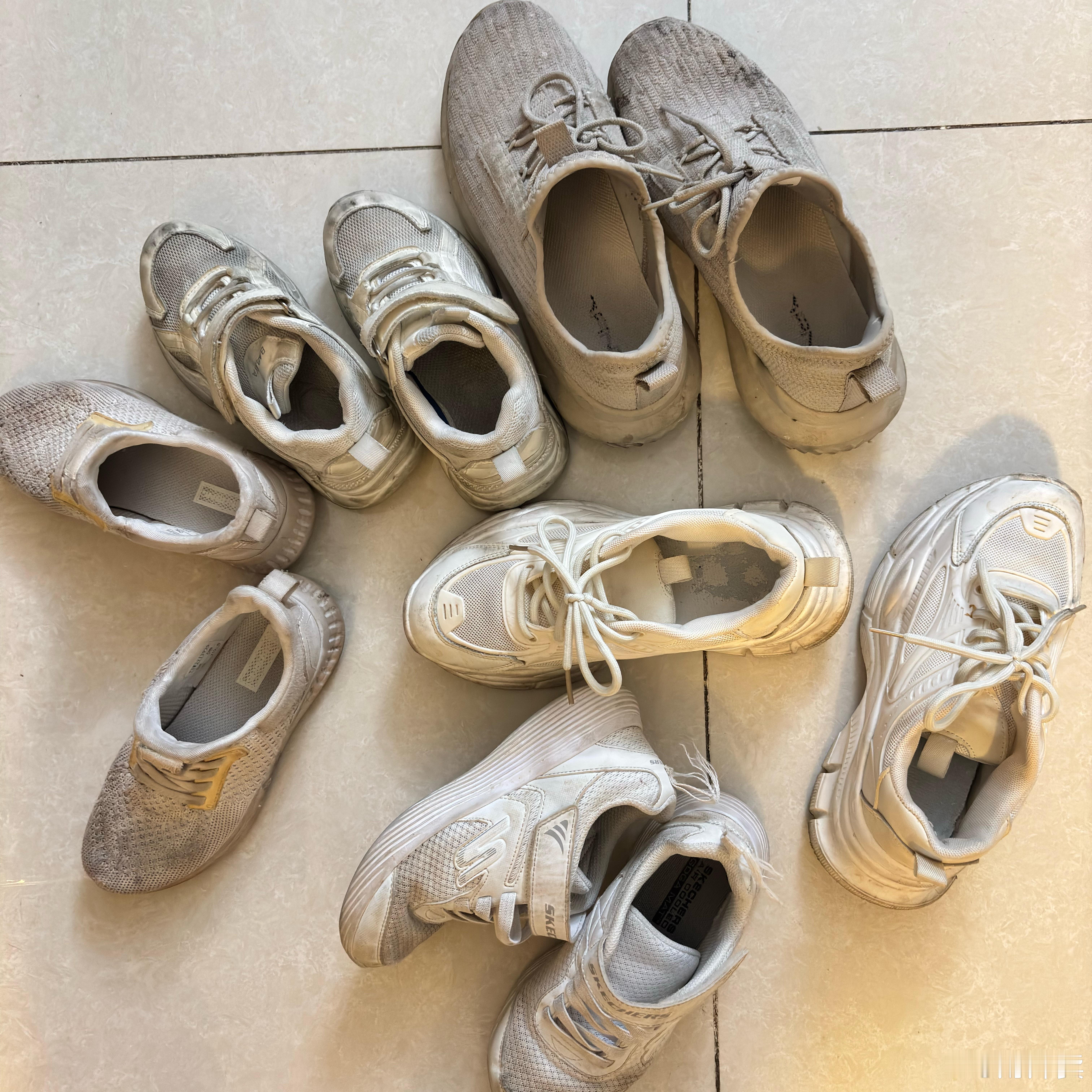 确实是的，人还是要好好对自己，刚刚心血来潮的把孩子，老婆，还有自己的鞋子大干一场