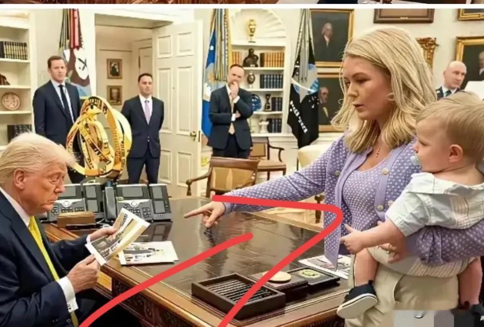 “白宫95后女发言人：二郎腿下的职场心机与特朗普的审美密码”