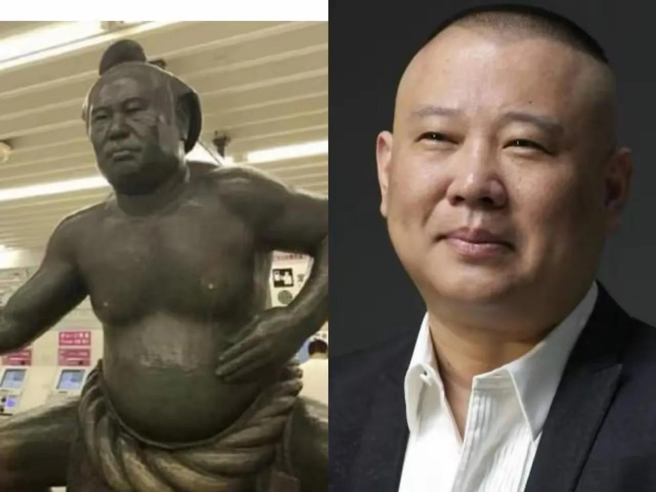 笑死了，与明星撞脸的，有点让人忍俊不禁。某市的雕塑，与郭德纲简直一个模子刻出来