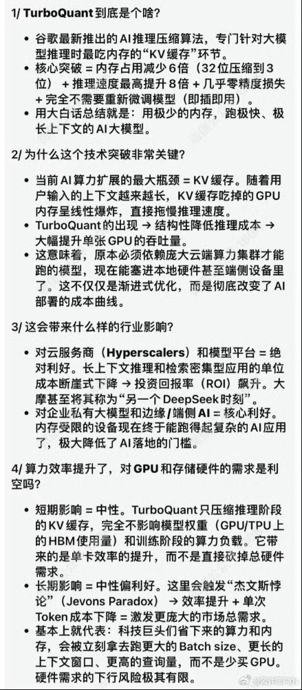 存储逻辑遇到大麻烦？杀掉内存厂的居然是几行AI代码。Google刚刚公布了一项新