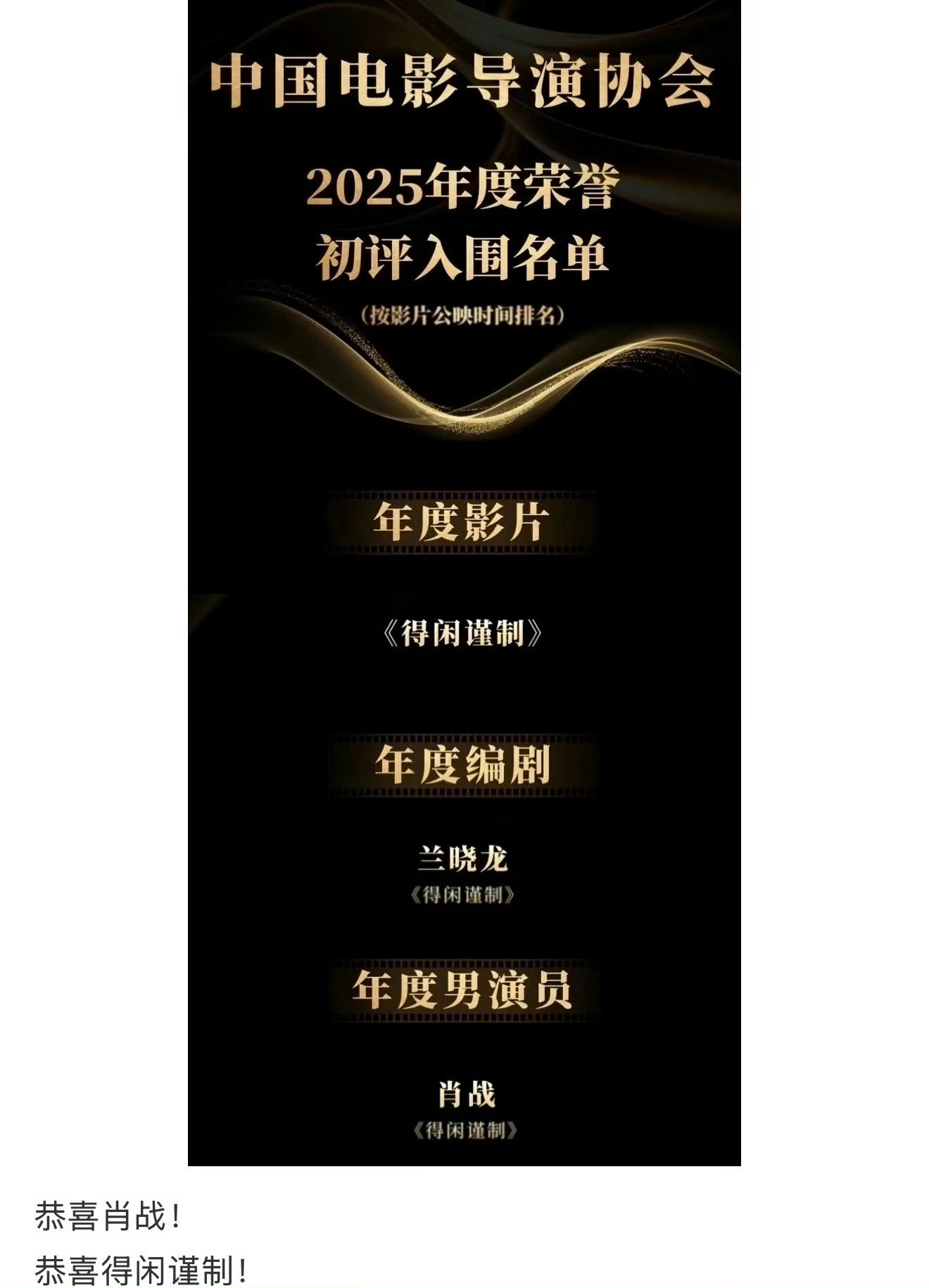 导协名单为什么没有“票房4亿40倍回报率”的得闲谨制？