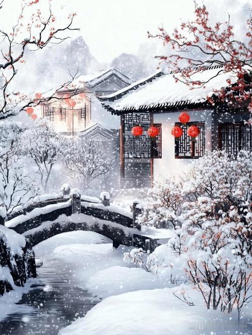 上联：昨夜春风入户，诚邀下联今朝冬雪临门